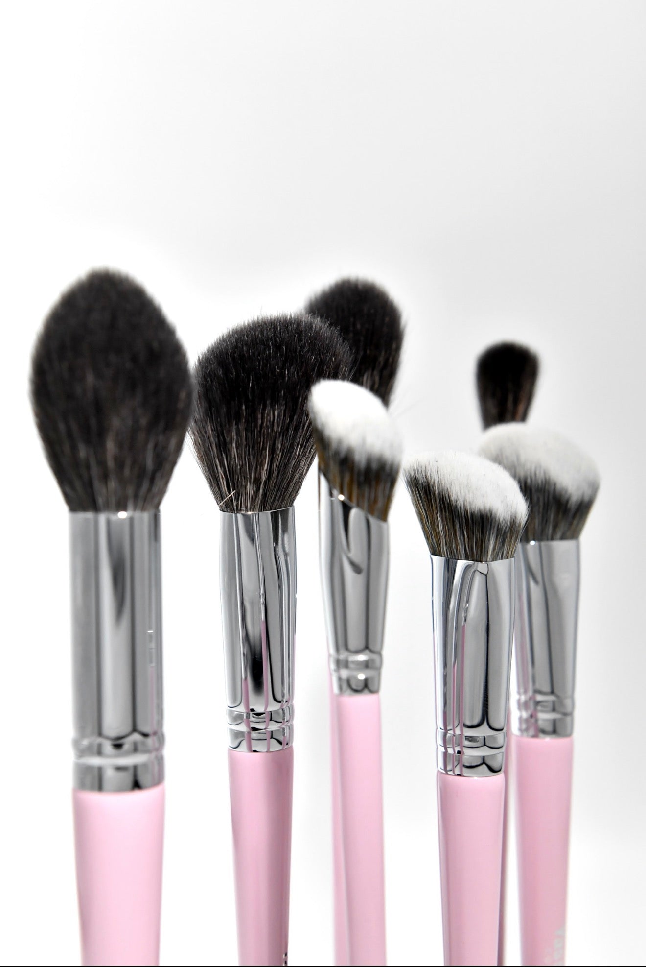 Set de pinceaux teint – 7 pièces (Liquide & Poudre)